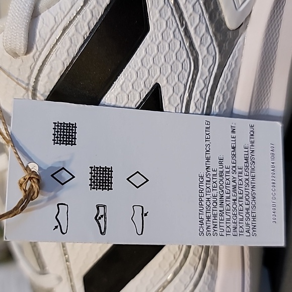 Adidas Adizero Women's PureHustle 3 TPU Cleats Softball White Black Cleats, 6.5 - Picture 9 of 10